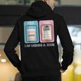 SPED Teacher Special Education First Coffee Then Data Men's Hoodie Back Print, funny gift