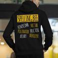 Spelling Bee Halloween Pun Costume Beekeeper Teacher Men's Hoodie Back Print, funny gift
