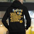 Spelling Bee Kind Positive Kindness Women Teacher Men's Hoodie Back Print, funny gift Spelling Bee Kind Positive Kindness Women Teacher Men's Hoodie Back Print, funny gift