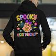Spooky ESOL Teacher Halloween ESOL Teaching Coquette Men's Hoodie Back Print, funny gift Spooky ESOL Teacher Halloween ESOL Teaching Coquette Men's Hoodie Back Print, funny gift
