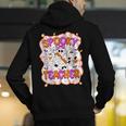 Spooky Teacher Ghost Pencil Teacher Halloween Teacher Men's Hoodie Back Print, funny gift