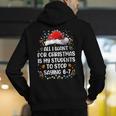 Stop Saying 6-7 Teacher Students 67 Christmas Meme 6 7 Men's Hoodie Back Print, funny gift