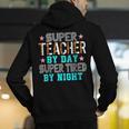 Super Teacher By Day Super Tired By Night Superhero Teacher Men Women Men's Hoodie Back Print, Super Teacher Hoodies, funny gift Super Teacher By Day Super Tired By Night Superhero Teacher Men Women Men's Hoodie Back Print, Super Teacher Hoodies, funny gift
