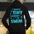 Swimming Teacher I Teach Tiny Humans To Swim Swim Instructor Men's Hoodie Back Print, funny gift Swimming Teacher I Teach Tiny Humans To Swim Swim Instructor Men's Hoodie Back Print, funny gift