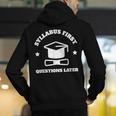 SYLLABUS PROFESSOR TEACHER Men's Hoodie Back Print, funny gift SYLLABUS PROFESSOR TEACHER Men's Hoodie Back Print, funny gift