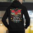 I Teach The Cutest Apples In The Orchard Cute Fall Teacher Men's Hoodie Back Print, funny gift