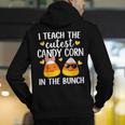 I Teach The Cutest Candy Corn In The Bunch Teacher Halloween Men's Hoodie Back Print, funny gift I Teach The Cutest Candy Corn In The Bunch Teacher Halloween Men's Hoodie Back Print, funny gift