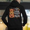 i Teach The Cutest Pumpkins In The Patch Teacher Halloween Men's Hoodie Back Print, funny gift