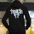 Teach Teacher Coquette Bow Pencil Back To School First Day Men's Hoodie Back Print, funny gift Teach Teacher Coquette Bow Pencil Back To School First Day Men's Hoodie Back Print, funny gift