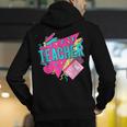 Teacher 90s Retro Colorful Teacher Of The 90s Back To School Men's Hoodie Back Print, 90s Teacher Hoodies, funny gift Teacher 90s Retro Colorful Teacher Of The 90s Back To School Men's Hoodie Back Print, 90s Teacher Hoodies, funny gift