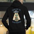 Teacher Alien Books UFO Reading Take Me To Your Reader Men's Hoodie Back Print, funny gift