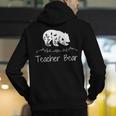 Teacher Bear For Educators Teacher Appreciation Men's Hoodie Back Print, funny gift Teacher Bear For Educators Teacher Appreciation Men's Hoodie Back Print, funny gift