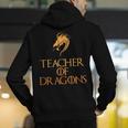 Teacher Of Dragons For Teachers Top Tee T-Shirt Men's Hoodie Back Print, funny gift