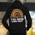Teacher First Day Of School Y'All Gonna Learn Today Men's Hoodie Back Print, funny gift Teacher First Day Of School Y'All Gonna Learn Today Men's Hoodie Back Print, funny gift