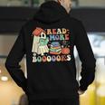 Teacher Halloween Cute Booooks Ghost Read More Books Men's Hoodie Back Print, funny gift