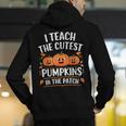 Teacher Halloween I Teach The Cutest Pumpkins In The Patch Men's Hoodie Back Print, funny gift Teacher Halloween I Teach The Cutest Pumpkins In The Patch Men's Hoodie Back Print, funny gift