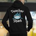 Teacher Shark Teacher For Men Women Men's Hoodie Back Print, funny gift Teacher Shark Teacher For Men Women Men's Hoodie Back Print, funny gift