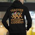 Teacher Of Smart Cookies Gingerbread Christmas Teacher Men's Hoodie Back Print, funny gift