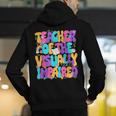 Teacher Of The Visually Impaired Blindness Awareness Men's Hoodie Back Print, funny gift Teacher Of The Visually Impaired Blindness Awareness Men's Hoodie Back Print, funny gift