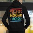 Teacher Voice Teacherlife Primary School Teacher Men's Hoodie Back Print, funny gift Teacher Voice Teacherlife Primary School Teacher Men's Hoodie Back Print, funny gift