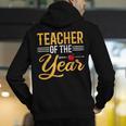 Teacher Of The Year Men Women Teachers Men's Hoodie Back Print, funny gift Teacher Of The Year Men Women Teachers Men's Hoodie Back Print, funny gift