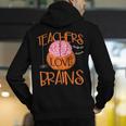 Teachers Love Brains Halloween T-Shirt For Men Women Men's Hoodie Back Print, funny gift Teachers Love Brains Halloween T-Shirt For Men Women Men's Hoodie Back Print, funny gift