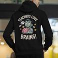 Teachers Love Brains Shirt Men Women Teacher Halloween Men's Hoodie Back Print, funny gift Teachers Love Brains Shirt Men Women Teacher Halloween Men's Hoodie Back Print, funny gift