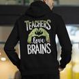 Teachers Love Zombie Teacher Halloween Fun Men's Hoodie Back Print, funny gift Teachers Love Zombie Teacher Halloween Fun Men's Hoodie Back Print, funny gift