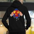 Teachers Are Superheroes 4th Grade Super Teacher Staff Men Women Men's Hoodie Back Print, Super Teacher Hoodies, 4th Grade Teacher Hoodies, funny gift