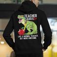 Teachersaurus Rex Dinosaur Like A Normal Teacher Saurus Men's Hoodie Back Print, funny gift Teachersaurus Rex Dinosaur Like A Normal Teacher Saurus Men's Hoodie Back Print, funny gift