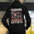 Teaching Future Artists For Art Teachers And Lovers For Men Women Girls Kids Men's Hoodie Back Print, funny gift