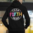 Team Fifth Grade Teacher Back To School 5th Grade Squad Kids Men's Hoodie Back Print, funny gift Team Fifth Grade Teacher Back To School 5th Grade Squad Kids Men's Hoodie Back Print, funny gift