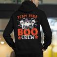 Team Para Boo Crew Halloween Ghost Paraprofessional Teacher Men's Hoodie Back Print, funny gift