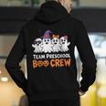 Team Preschool Boo Crew Halloween Teacher Student Costume Men's Hoodie Back Print, funny gift
