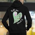 Tell Me About It Speech Pathology Aac Sped Teacher Men's Hoodie Back Print, funny gift Tell Me About It Speech Pathology Aac Sped Teacher Men's Hoodie Back Print, funny gift