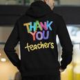 Thank You Teacher Appreciation Graduation Men Women Girls Kids Men's Hoodie Back Print, funny gift
