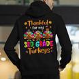 Thankful For My 3rd Grade Turkeys Thanksgiving Teacher Kids Men's Hoodie Back Print, funny gift Thankful For My 3rd Grade Turkeys Thanksgiving Teacher Kids Men's Hoodie Back Print, funny gift