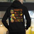 Thankful For My 4th Grade Turkey Thanksgiving Turkey Teacher Men's Hoodie Back Print, 4th Grade Teacher Hoodies, funny gift Thankful For My 4th Grade Turkey Thanksgiving Turkey Teacher Men's Hoodie Back Print, 4th Grade Teacher Hoodies, funny gift