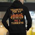 Thankful For My Pre K Turkeys Teacher Thanksgiving Men Women Men's Hoodie Back Print, funny gift Thankful For My Pre K Turkeys Teacher Thanksgiving Men Women Men's Hoodie Back Print, funny gift