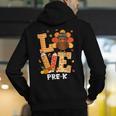 Thanksgiving Love Pre-K Teacher Turkey Autumn Fall For Men Women Girls Kids Men's Hoodie Back Print, funny gift Thanksgiving Love Pre-K Teacher Turkey Autumn Fall For Men Women Girls Kids Men's Hoodie Back Print, funny gift
