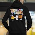 Trick Or Teach Cute Halloween Teacher Men's Hoodie Back Print, funny gift Trick Or Teach Cute Halloween Teacher Men's Hoodie Back Print, funny gift