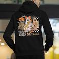 Trick Or Teach Groovy Teacher Halloween Floral Ghost Men's Hoodie Back Print, Groovy Teacher Hoodies, funny gift Trick Or Teach Groovy Teacher Halloween Floral Ghost Men's Hoodie Back Print, Groovy Teacher Hoodies, funny gift
