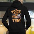 Trick Or Tray Halloween Cafeteria Teacher School Men's Hoodie Back Print, funny gift Trick Or Tray Halloween Cafeteria Teacher School Men's Hoodie Back Print, funny gift