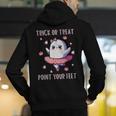 Trick Or Treat Point Your Feet Halloween Ghost Dance Teacher Men's Hoodie Back Print, funny gift Trick Or Treat Point Your Feet Halloween Ghost Dance Teacher Men's Hoodie Back Print, funny gift