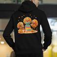 Turkey Read Books Reading Fall Thanksgiving Teacher Men's Hoodie Back Print, funny gift Turkey Read Books Reading Fall Thanksgiving Teacher Men's Hoodie Back Print, funny gift