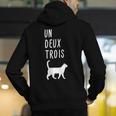 Un Deux Trois Cat Shirt French Teacher Men's Hoodie Back Print, funny gift Un Deux Trois Cat Shirt French Teacher Men's Hoodie Back Print, funny gift