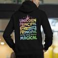 Unicorn Principal Back To School Teacher Appreciation Men's Hoodie Back Print, funny gift Unicorn Principal Back To School Teacher Appreciation Men's Hoodie Back Print, funny gift