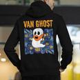 Van Ghost Art Teacher Halloween Van Gogh Starry Night Men's Hoodie Back Print, funny gift