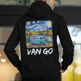 Van Go Retro Vanlife Art Teacher Men's Hoodie Back Print, funny gift Van Go Retro Vanlife Art Teacher Men's Hoodie Back Print, funny gift