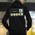 I Am Working For Christmas Break Teacher Christmas Men's Hoodie Back Print, funny gift